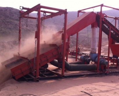 無水干選沙金礦機(jī)器